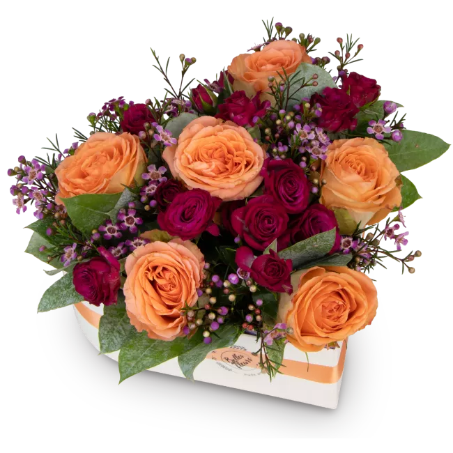 Flower box od roses